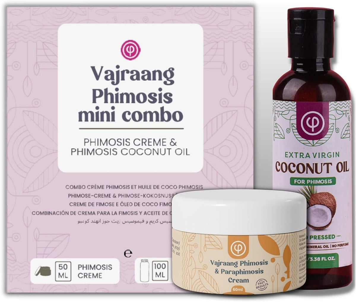 Vajraang Phimosis Cream tube for quick relief of discomfort.