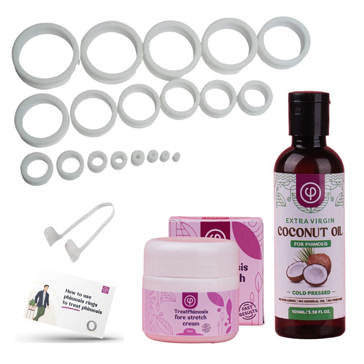 Vajraang phimosis stretching rings kit main view for progressive comfort