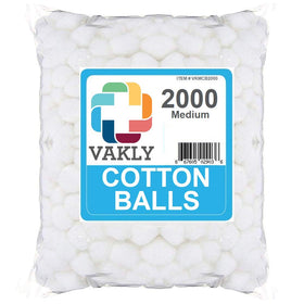 Vakly cotton balls latex-free, suitable for latex-sensitive users.