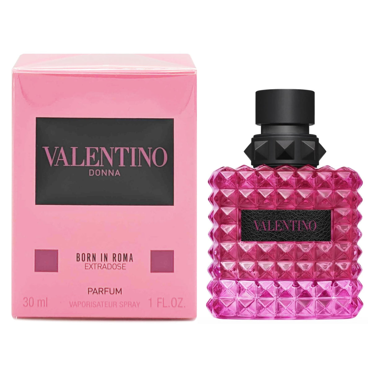 Valentino Born in Roma Extradose Donna bottle pour for bold evening wear.