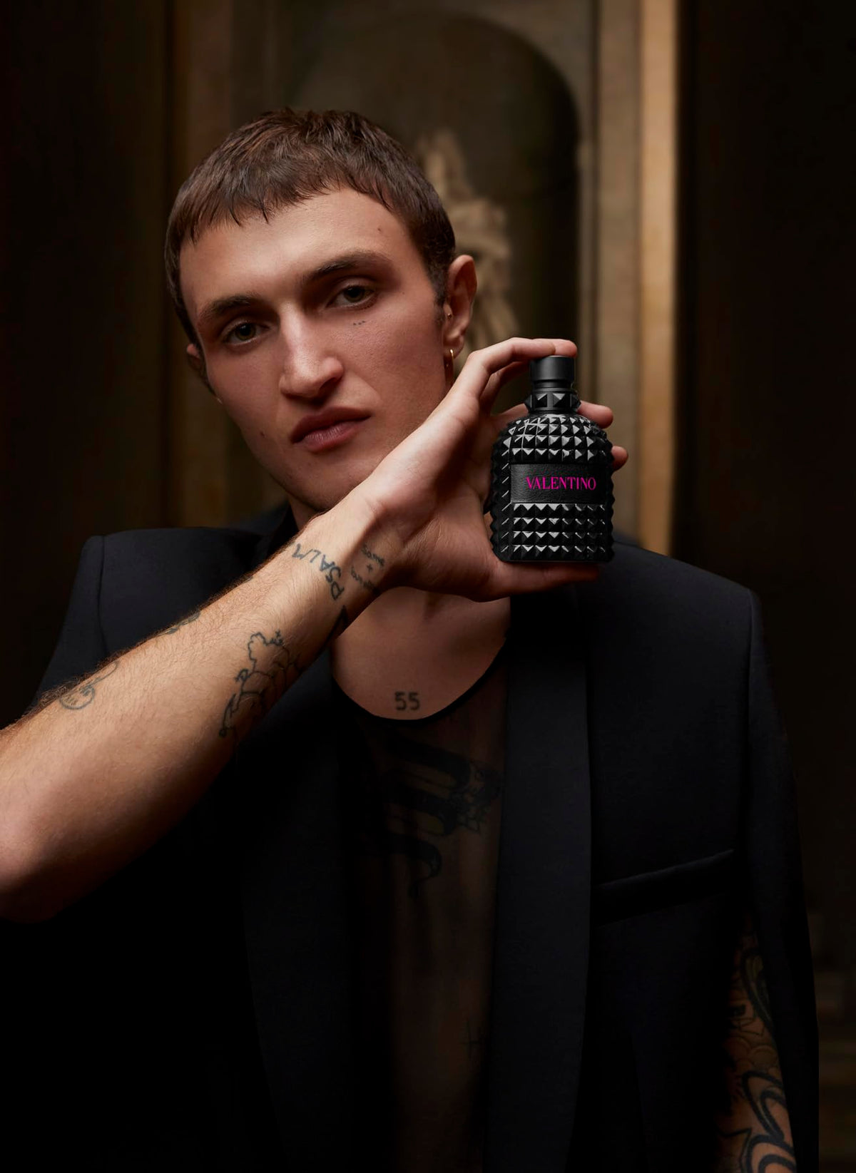 Valentino Born in Roma Extradose evokes Rome after dark for nightlife inspiration.