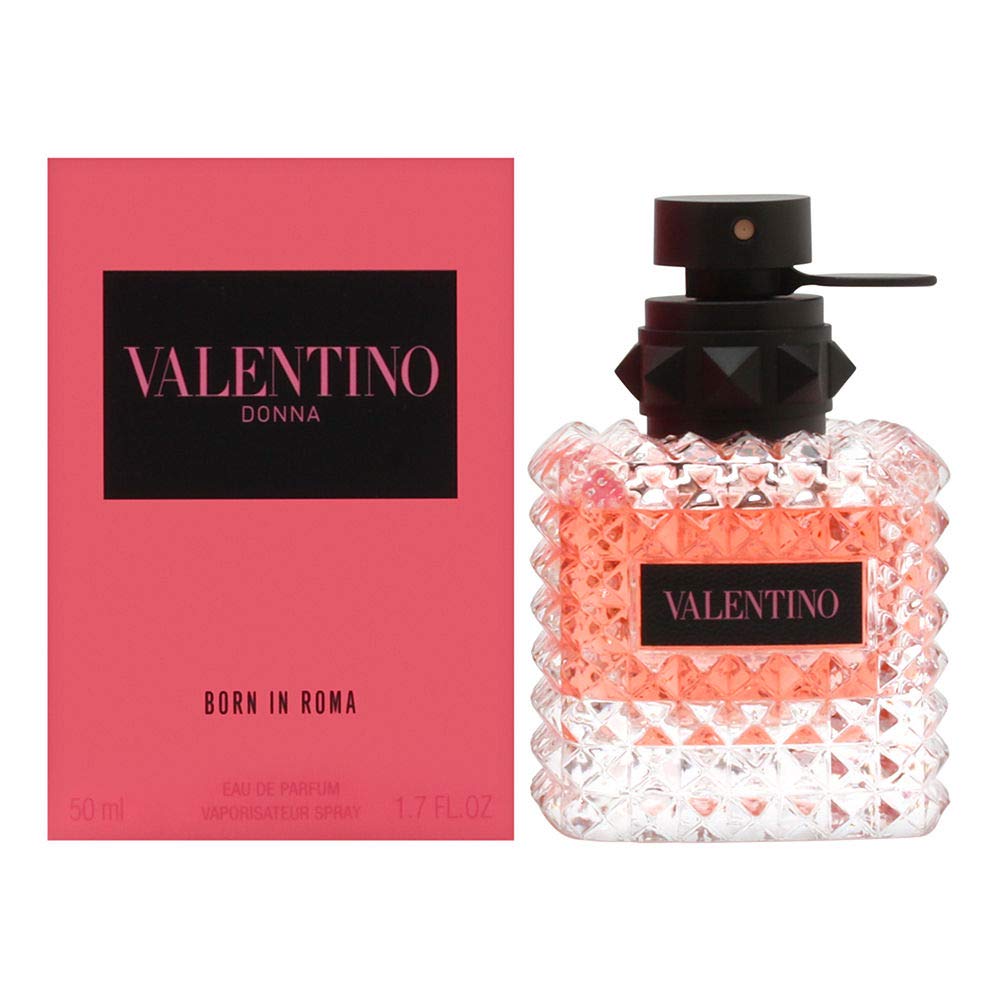 Valentino Donna Born In Roma bottle close-up for radiant everyday elegance.