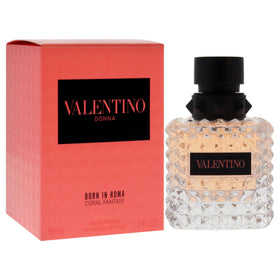 Valentino Donna Born in Roma Coral Fantasy packaging box, premium presentation for gifting.