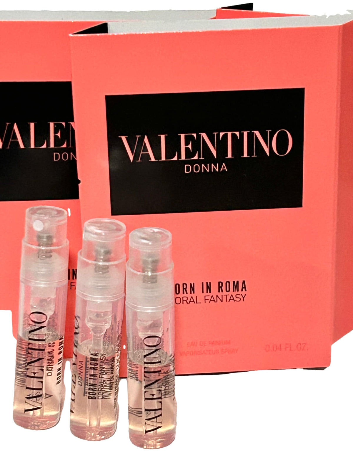 Valentino Donna Born In Roma Coral Fantasy packaging box, gift-ready presentation