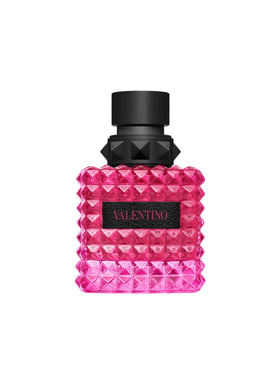 Valentino Donna Born In Roma Extradose bottle front view highlights bold floral depth for evenings.