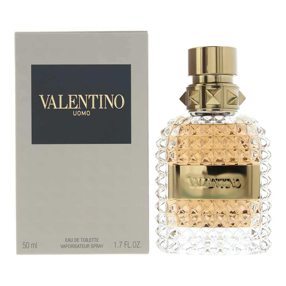 Valentino Uomo eau de toilette spray bottle, ideal for daily wear and sophisticated evenings.