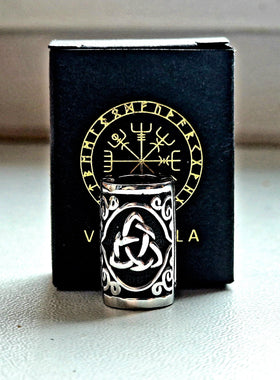 VALHALLA Dreadlock Bead with universal 8mm hole for versatile use.
