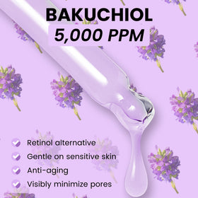 VALITIC Bakuchiol Serum application steps show gentle layer and absorption.