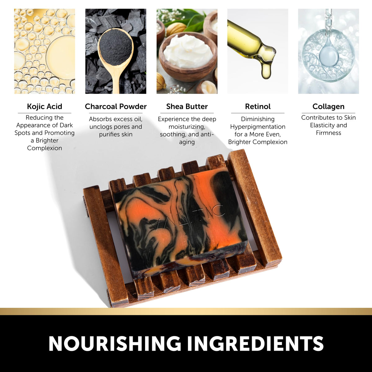 VALITIC charcoal kojic turmeric bar foamy lather demonstration.