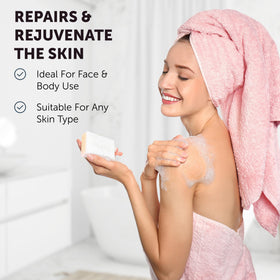 VALITIC cruelty-free brightening soap bar supports smoother texture.