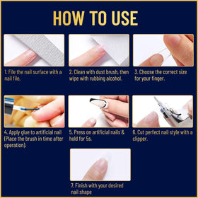  VALITIC instant manicure with modern press-on nail designs.