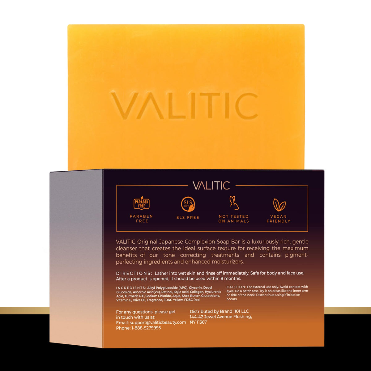 VALITIC Kojic Acid Soap bathroom setup for daily skincare routine