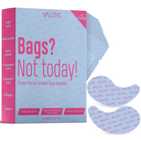 VALITIC Kojic Acid Under Eye Mask brightening patches for even skin tone.
