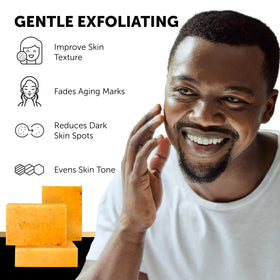VALITIC Kojic-turmeric-creamy-lather offers a gentle daily cleanse.