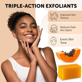 VALITIC soap bar closeup texture shows gentle exfoliation and hydration benefits.