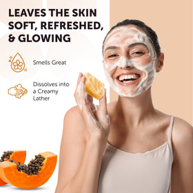 VALITIC bar in use on skin illustrates softening moisture boost.