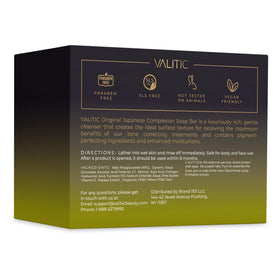 VALITIC packaging and ingredients highlight vegan and cruelty-free formulation.