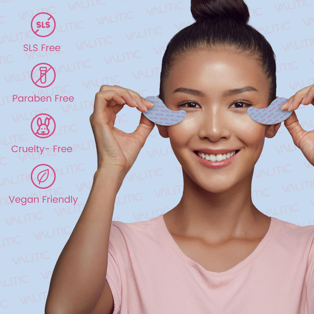 VALITIC Tranexamic Acid Under Eye Mask helps fade dark circles.