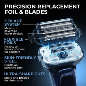 VALLNEI ES9034/ES9036 compatible blades for efficient shaving