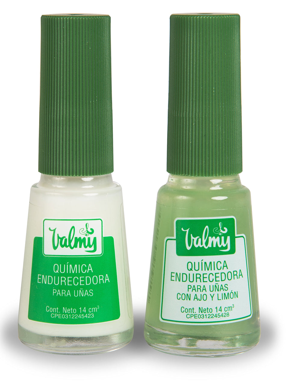 Valmy Garlic Nail Hardener bottle poured for stronger nails