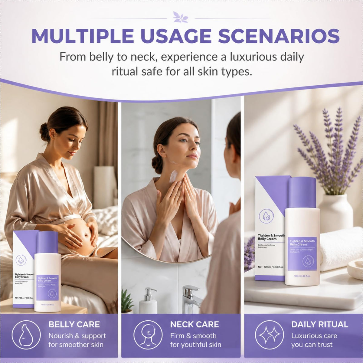 Vancon Lightweight formula bottle emphasizes non-greasy feel.