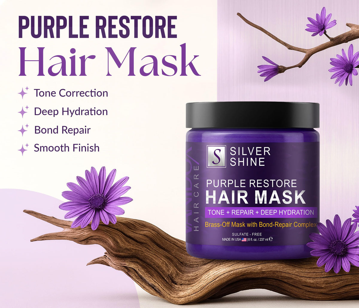 VANIDOX mask jar contents reveals creamy sulfate-free formula