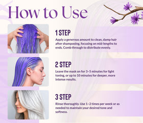 Rinse-splash shows VANIDOX leaving hair softer with less brassiness