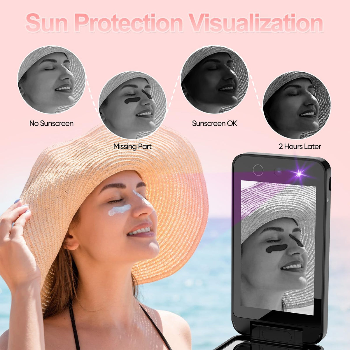 Vanexiss Type-C rechargeable UV mirror ready for repeated use