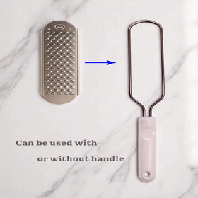 Vanfa replacement blades edge closeup, showing sharpness for effective callus removal.
