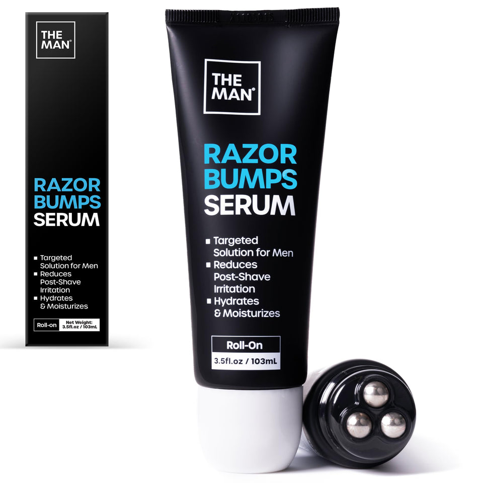 Vanibiss The Man Razor Bumps Serum bottle for post-shave care and smoother skin