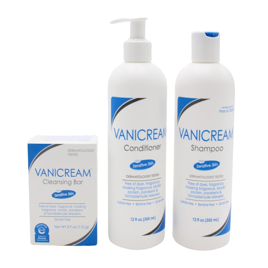 Vanicream Cleansing Bar close-up, demonstrating gentle, fragrance-free cleanse for sensitive skin.