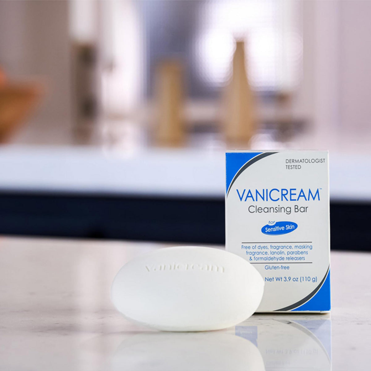 Vanicream bundle after-use scene shows clean, refreshed hair routine.