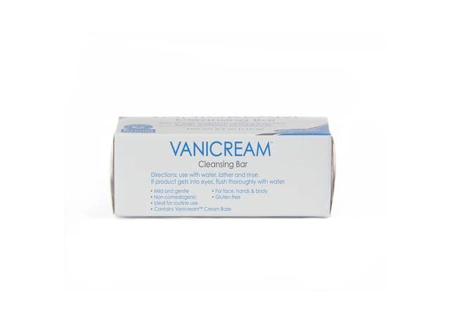 Vanicream cleansing bar relies on a creamy base for smooth cleansing.
