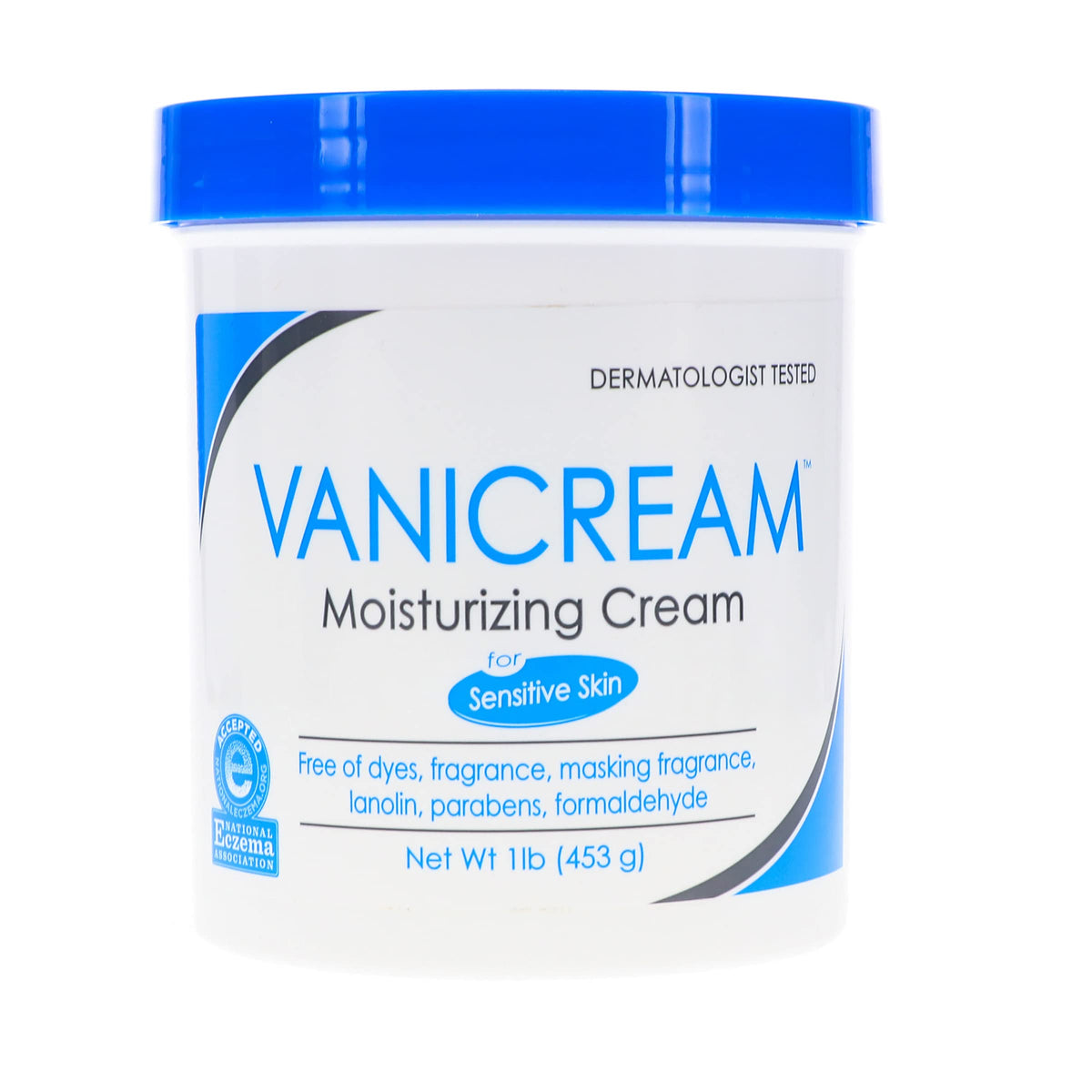 Vanicream absorption closeup shows quick, non-greasy finish
