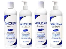 Vanicream shampoo 12oz bottle for sensitive skin, gentle cleansing.