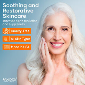 VanidoX hyaluronic acid boost supports plump, hydrated skin