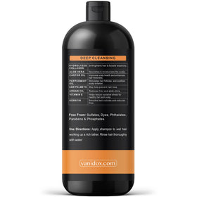 VanidoX Tea Tree Oil Shampoo captures a fresh fragrance while cleansing.