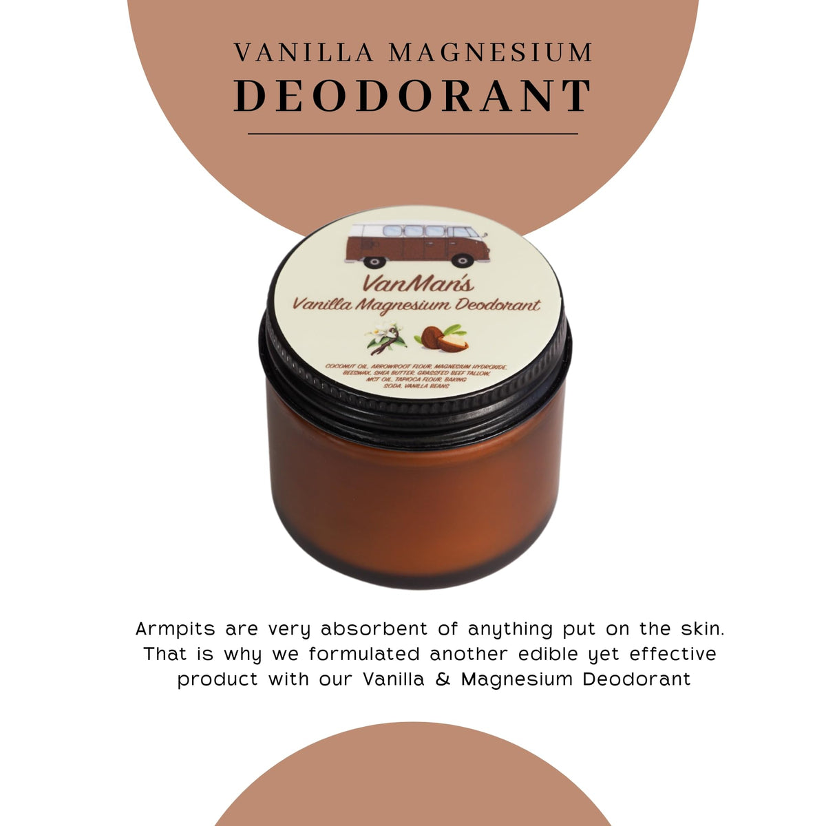 VanMan arrowroot and tapioca provide light moisture management and breathability.