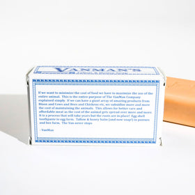 VanMan Grass-Fed Tallow close-up highlighting natural ingredients texture.