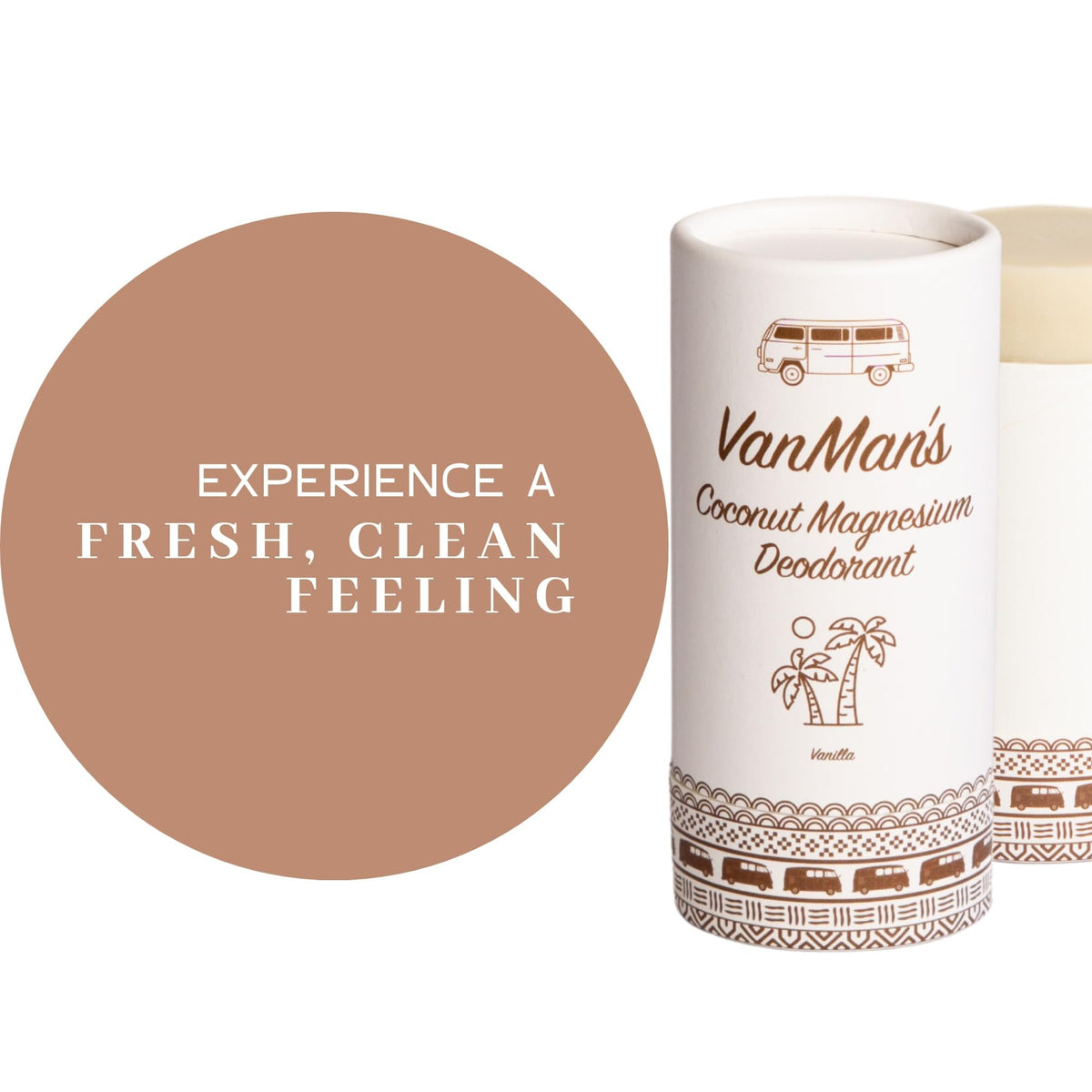 VanMan texture close-up reveals plant-based formula gentle on skin