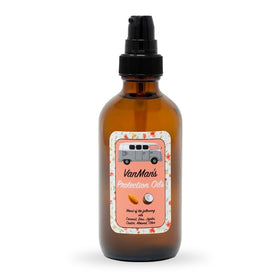VanMan Protection Oil Serum bottle—fragrance-free hydration for dry, frizzy hair.
