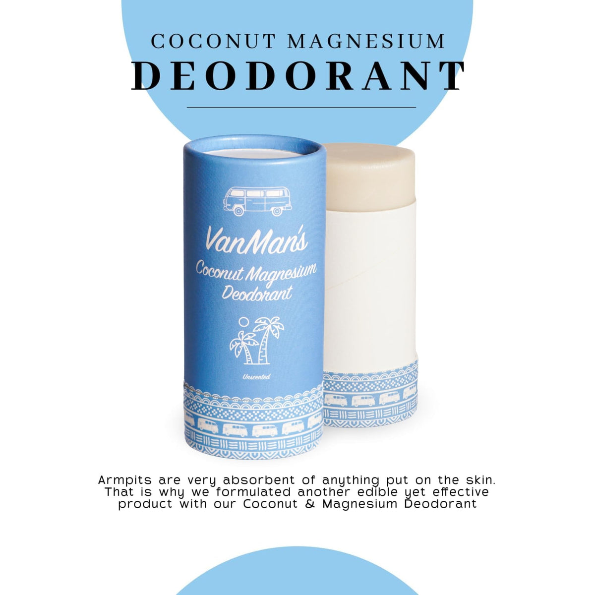 VanMan with shea butter and beeswax for skin-friendly ingredients.