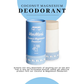 VanMan with shea butter and beeswax for skin-friendly ingredients.