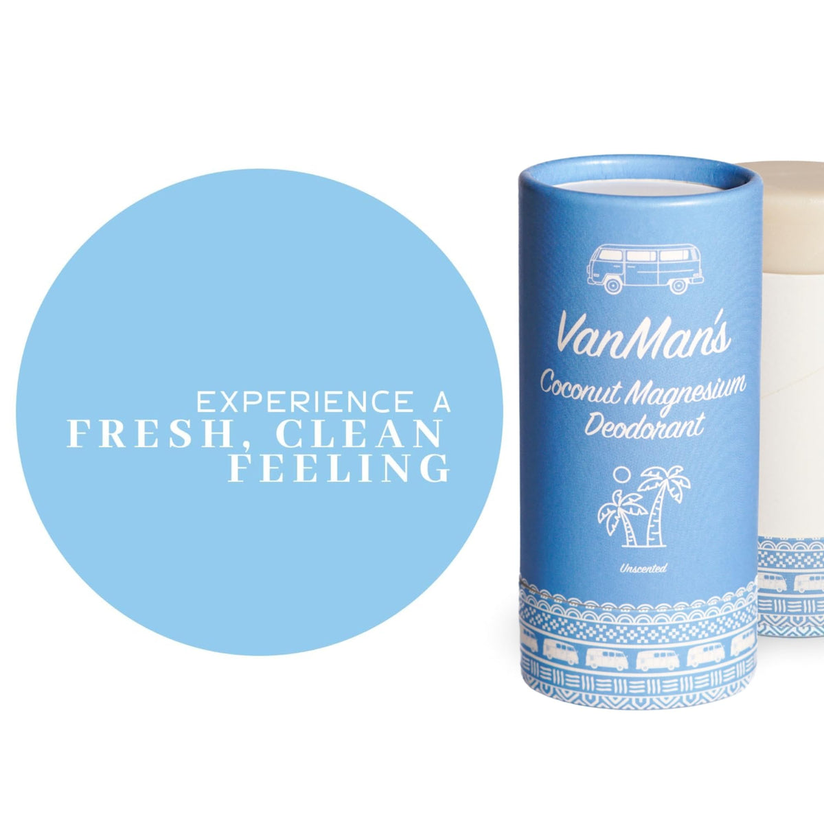 VanMan formula includes tallow and coconut oil for nourishing care.