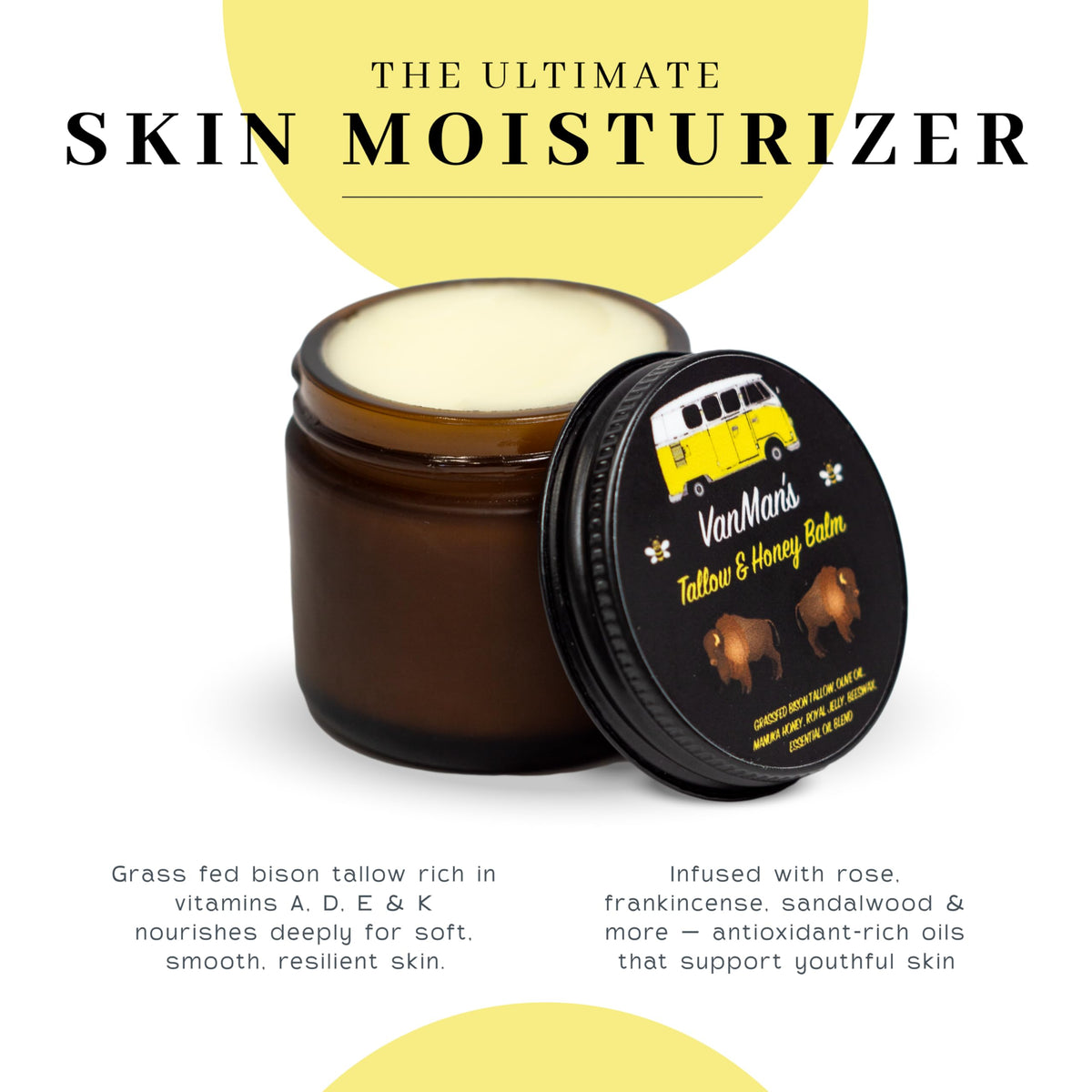 Vanman’s Balm features beeswax for protective moisture