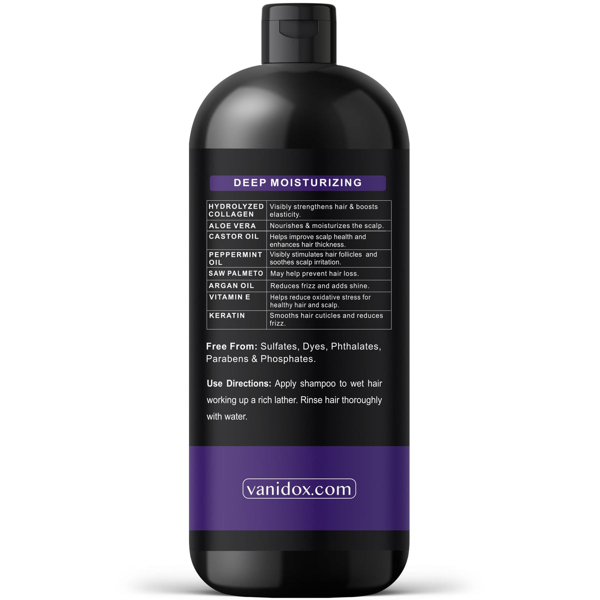 VANIDOX Tea Tree Shampoo after-wash hair shine for healthier-looking results