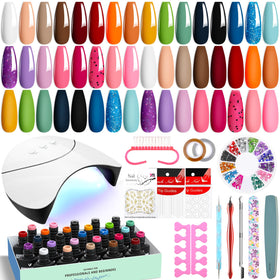 VANREESA 42-pcs gel nail kit box for easy at-home manicures
