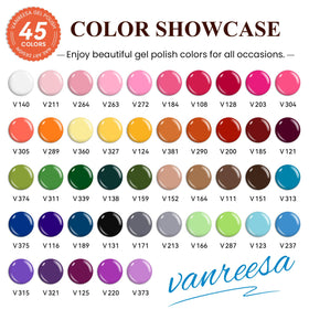 VANREESA base coat and top coats for smooth, lasting finishes