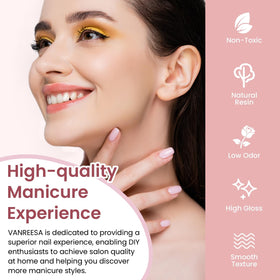VANREESA base coat for strong adhesion and long-lasting color.