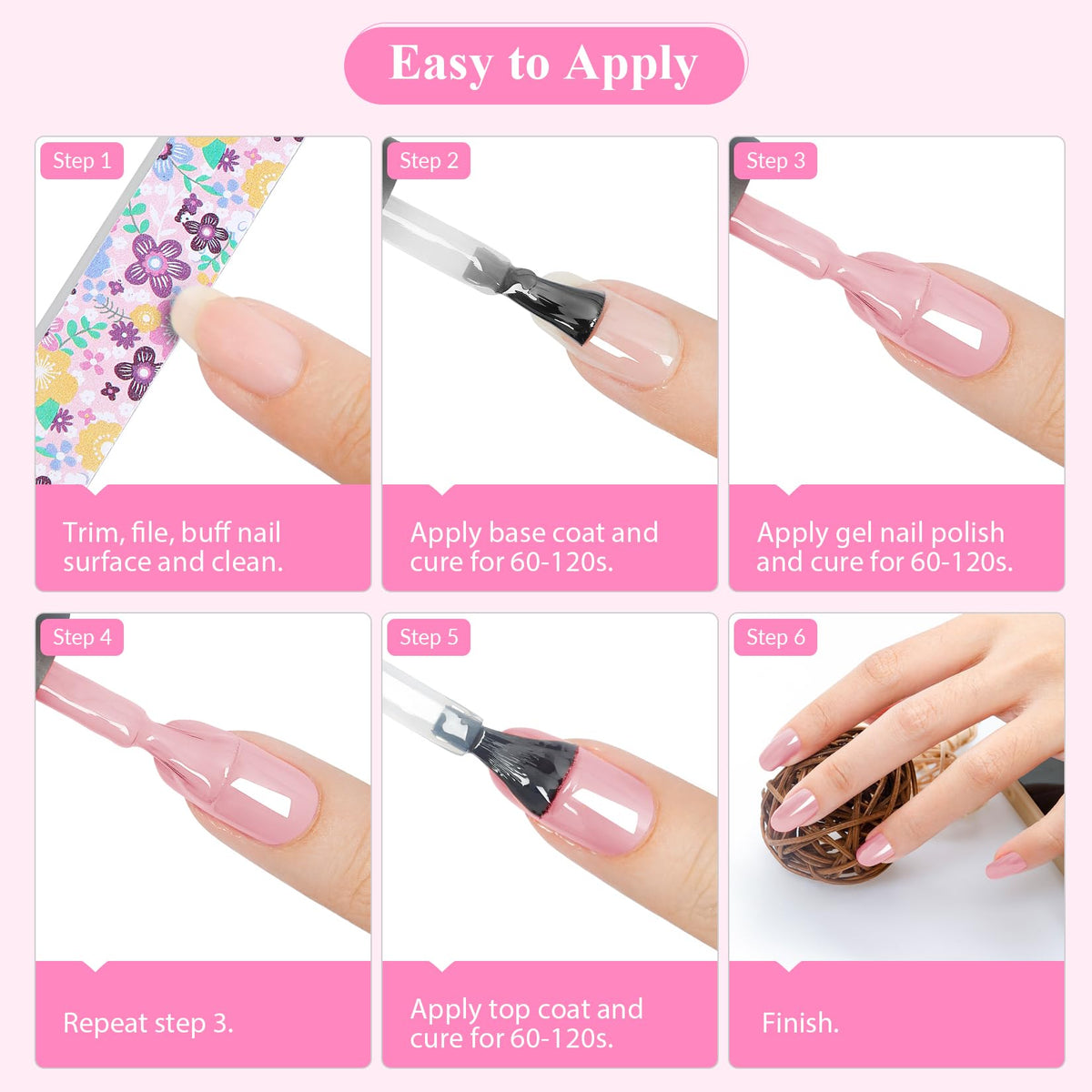Vanreesa finished nails on hand show salon-quality results at home